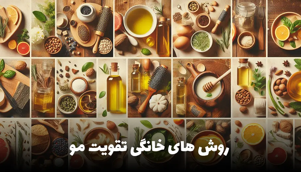 روش های خانگی تقویت مو