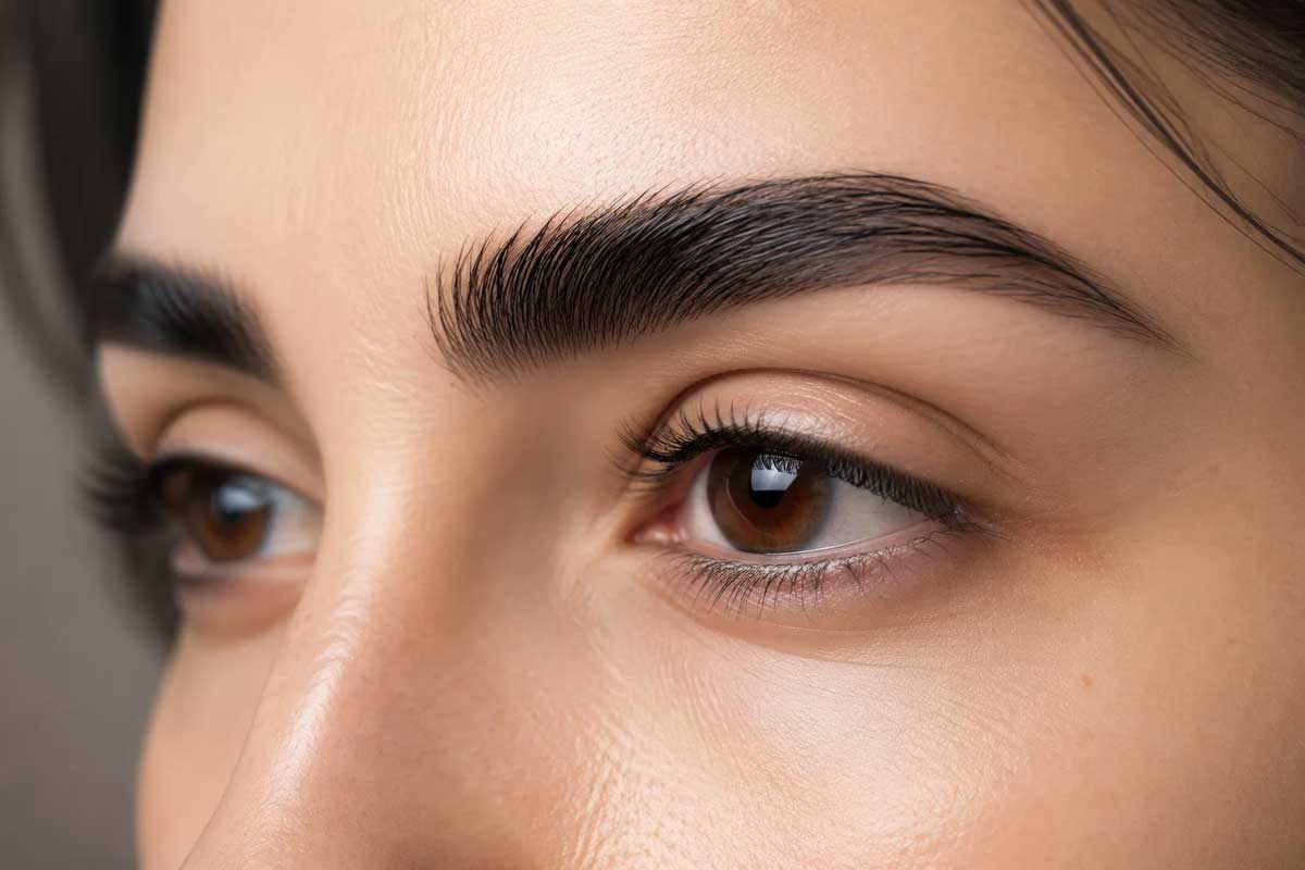 کاشت ابرو برای ابروهای کم&zwnj; پشت